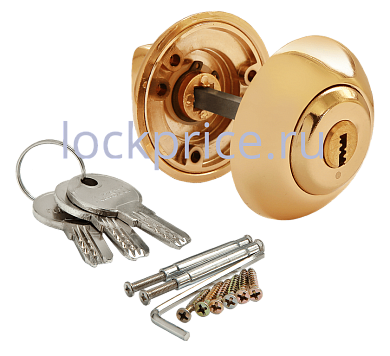 Картинка Завертка сантехническая с ключом MH-CYL GP Цвет - Золото